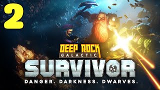 Nuevo personaje Artillero Muchas balas  Deep Rock Galactic Survivor 2 Gameplay Español [upl. by Dnomaj784]