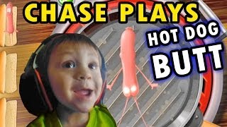 Chase plays quotHot Dog Buttquot  2 Player Flappy Bird 2 Yr Old Face Cam [upl. by Annaj]