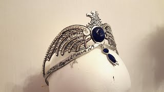 How to make Rowena Ravenclaws Diadem from Harry Potter with Worbla [upl. by Ly]