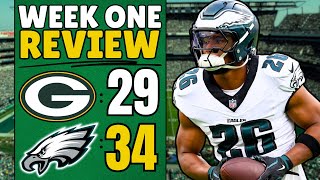 Philadelphia Eagles defeat the Green Bay Packers  Saquon Barkley Scores 3 TDs  Instant Reaction [upl. by Allehcim40]