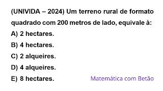 QUESTÃO IMPERDÍVEL EM PROVAS🔥 [upl. by Ax609]