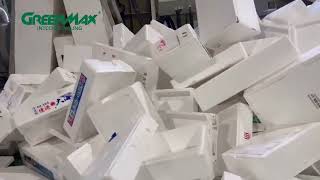 High Efficiency of GREENMAX Styrofoam Densifier MC300 System for Recycling Styrofoam [upl. by Ahen47]