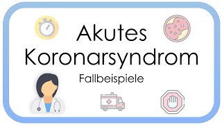 Akutes Koronarsyndrom Fallbeispiele Herzinfarkt NSTEMI STEMI iAP Diabetes Troponin [upl. by Jen352]