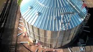 How to build grain storage silo [upl. by Nnaira]