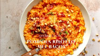 Pompoen risotto met bacon [upl. by Ahkos]