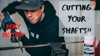 How To CUT Golf Clubs and Regrip Them At Home  Shortening Clubs Made EASY Golf Pride Grips [upl. by Halla]