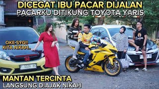 NINJA JET X TERTIKUNG TOYOTA YARIS DICEGAT IBU PACAR DIPINGGIR JALAN DISURUH PUTUS Tapi malah [upl. by Montana904]