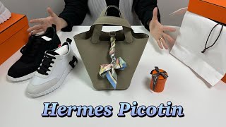 언박싱  unboxing 에르메스 피코탄18 소지컬러🩶가격 명품리뷰 여성 바운싱 트윌리까지 함께 해요 [upl. by Aerdnas933]