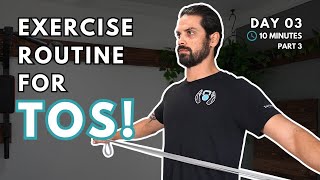 Best Exercises For Thoracic Outlet Syndrome  10 Min Treatment Day 3 [upl. by Ajnotal]