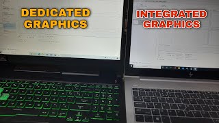 Dedicated vs integrated Graphics card explained [upl. by Lawler]