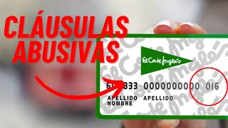 🔴 CUIDADO con la NUEVA TARJETA EL CORTE INGLES  Posibles Cláusulas Abusivas [upl. by Ultann]