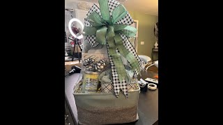 Christmas HouseWarming Gift Baskettrending giftbasketideas viral viralvideo christmasinjuly [upl. by Ahsinauj]