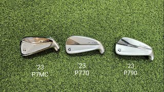 2023 TaylorMade P7MC P770 amp P790 initial comparisons [upl. by Uphemia]