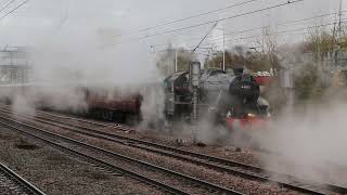 44871 LMS Class 5 at Huntingdon Station [upl. by Uda]