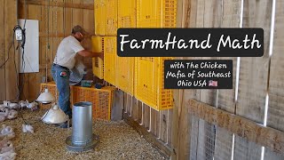 FarmHand MathFun With The Family In The Meat Bird BarnChicken Mafia Life [upl. by Annaeg]