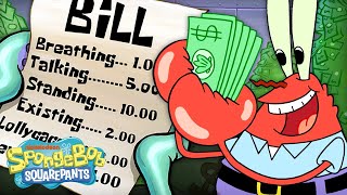 Mr Krabs Obsession with MONEY 💰🦀  SpongeBob [upl. by Nylirehs]