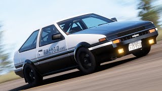 FULL REPLICA BUILD OF THE INITIAL D AE86 ON FORZA HORIZON 5 [upl. by Nnyleahs967]