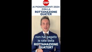 Pignoramenti nuovo stop 2024 con la rottamazione quater [upl. by Nylsor]