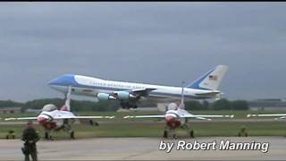 Air Force 1 Takeoff  Andrews AFB  2009 [upl. by Marlena]