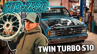 Building the CLEANEST Twin Turbo S10 Street Truck Project SUBZERO [upl. by Austina]