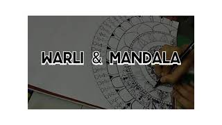 Warli and mandala artArtworkcolour [upl. by Eiuqram15]