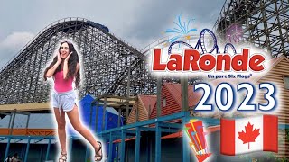 Bonjour La Ronde 🇨🇦 American invades Montreals Six Flags Park Vlog 2023 [upl. by Toblat]