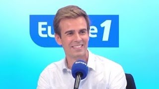 JeanBaptiste Marteau présentateur de la matinale de France Info télé [upl. by Lerrehs]