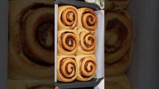 Fluffy cinnamon rolls cinnamonrolls shorts youtubeshorts soft fluffy love bake [upl. by Puto]