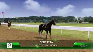 Horse Racings Best Game  Zenyatta Vs The Best Fantasy Race [upl. by Tirma]