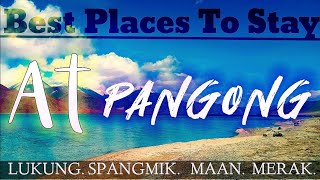 Best Places to stay at Pangong  Pangong Lake tour guide  Find your stay easily  Leh New Updates [upl. by Redman265]