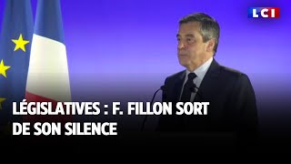 Législatives  François Fillon sort de son silence [upl. by Itisahc]