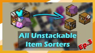 ⭐Shulker Shears and Flint and Steel SORTING⭐Unstackable Item Sorting Ep 3 Minecraft Redstone [upl. by Anilrats]