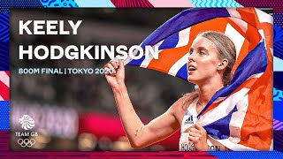 Keely Hodgkinsons RECORDBREAKING 800m silver 🥈  Tokyo 2020 Olympic Games  Medal Moments [upl. by Romaine749]