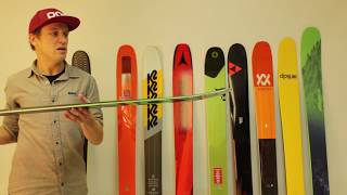 What Ski Should I Buy Comparing 2018 Mens Freeride Skis [upl. by Akselaw]