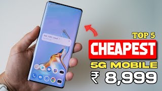 Top 5 BUDGET 5G mobile under 9000 with 120Hz8GB256GB 5 best Cheapest 5G mobile under 9000 [upl. by Yengac]