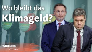 Haushalt 2024 Steigende Energiepreise  aber keine KlimageldHilfe  WDR Aktuelle Stunde [upl. by Eilyac]