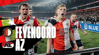 LAST MINUTE WINNER 😱  Highlights Feyenoord  AZ  Eredivisie 20222023 [upl. by Lynde226]