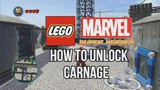 How to Unlock Carnage  LEGO Marvel Super Heroes [upl. by Icul]