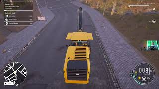 Construction Simulator 2022 BAU SIMULATOR ROADWORKS MILLAPPLY AND COMPACT ASPHALT [upl. by Lehpar]