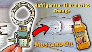 How to replace fridge freezer thermostat [upl. by Einhpad]