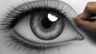 How to Draw a Realistic Eye Time Lapse [upl. by Aja]