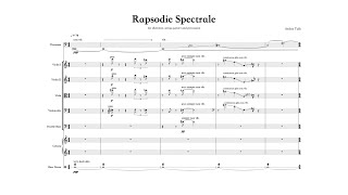 Rapsodie Spectrale ENCORE HSC Extension Composition  Archie Tulk [upl. by Neiv]