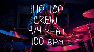 44 Drum Beat  100 BPM  HIP HOP CREW [upl. by Anailuig]