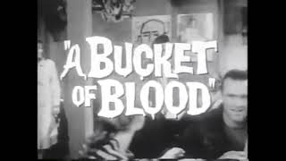 A Bucket of Blood 1959 amp Attack of the Giant Leeches 1959  Double Feature Trailer [upl. by Medorra]