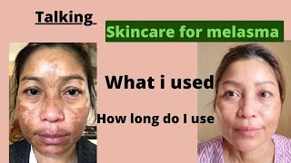 Talking my Skincare for Melasma and Darkspot with Eucerin and how long do I use [upl. by Niawd]