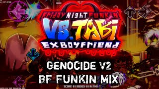 Genocide V2 FNF VS Tabi  Gameplay  Fanmade   BF Funkin Mix  Release [upl. by Ji]