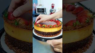 TORTA IMPOSIBLE  IMPOSSIBLE CAKE chocoflan cake cakerecipe cakedecorating recetas postres [upl. by Ahsinod]