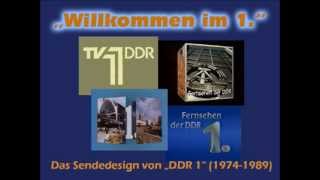 60 Jahre TV aus Adlershof Sendedesign des 1 Programms 19741989 [upl. by Norramic615]