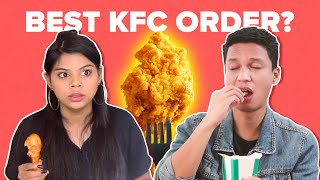 Who Has The Best KFC Order  BuzzFeed India [upl. by Tohcnarf]