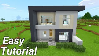 Minecraft How To Build a Smallest Modern House🥰🤩 Easy Tutorial 45 [upl. by Lezah]